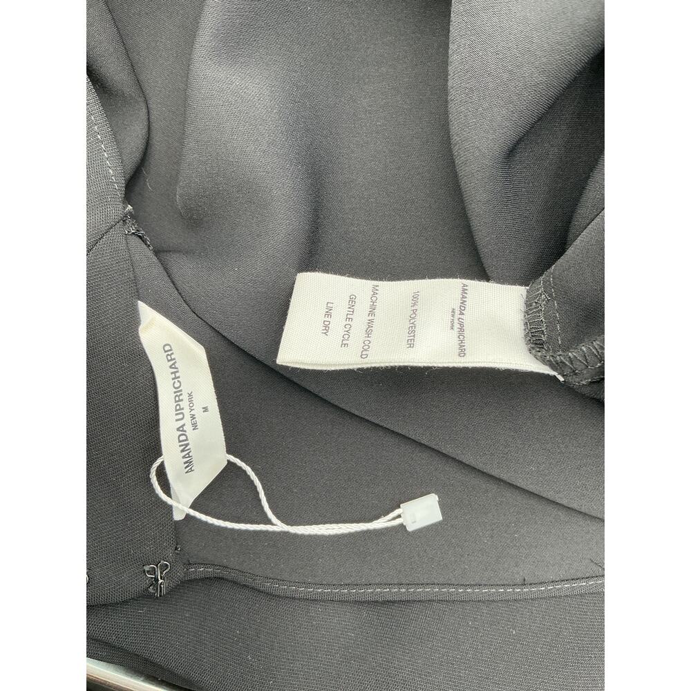 Amanda Uprichard x Revolve 'Fabienne' Black Polyester Romper Size M - Picture 4 of 4